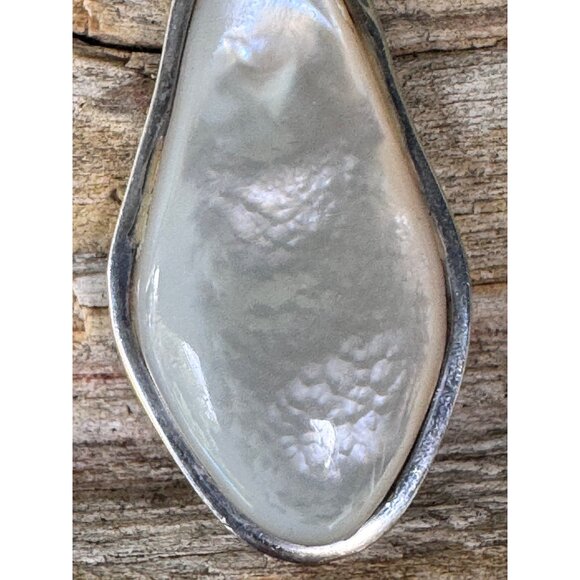 Barse Sterling Silver Pendant With Mother Of Pearl Teardrop14.73g - Picture 3 of 7